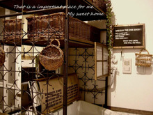 100均リメイク品で脱衣所DIY ♪