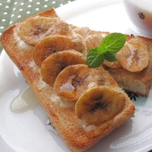 ハニーバナナトースト