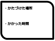 2.【かかった時間】を書こう