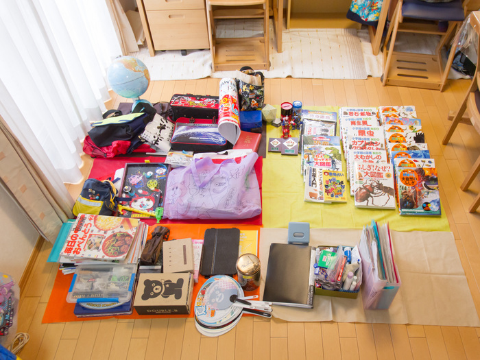 6.  かたづけ作業をします