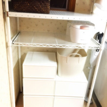 洗面所にパジャマ&下着収納