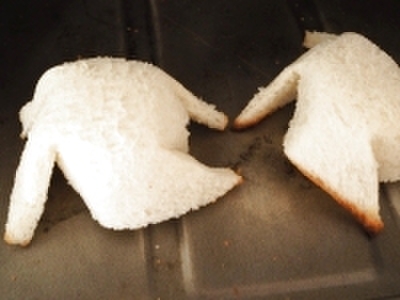 型から出して焼く