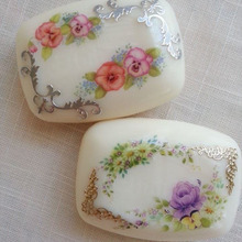 エレガントな石鹸デコパージュ