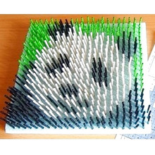 夏休みの工作に♪つまようじでドット絵を作ろう!