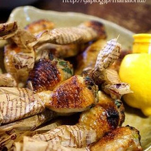 とっておきレシピ☆グリルで絶品!!肉汁あふれる~☆手羽餃子♪♪