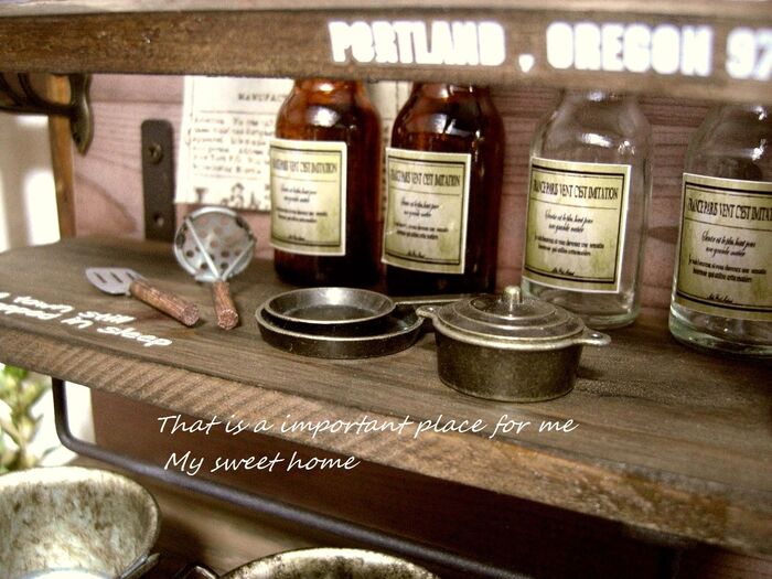 セリアのアイテムがディスプレイにピッタリ ♪