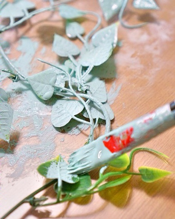 手順2.ガーランドのペイント