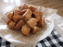 コストコのディナーロールでなんちゃって揚げパン