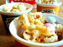 レンジで簡単♥おうちdeポップコーン sweets編