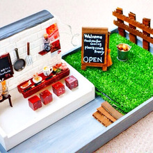 100均と廃材で!世界に一つのミニチュアバル〜増築改定版〜作り方付き