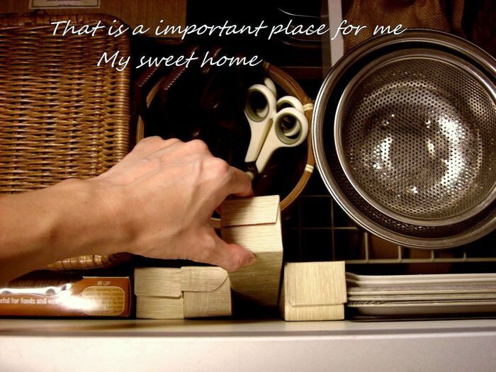 ラップも開けてすぐの所に!