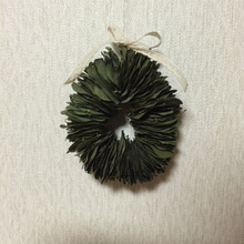 庭のユーカリで☆葉のナチュラルリース