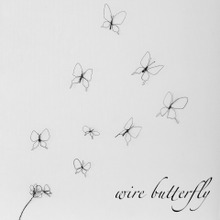 本物みたい。ワイヤーで立体壁デコ