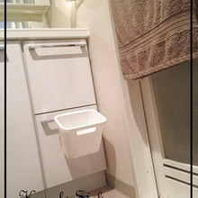 洗面所収納に!浮かせられるイケアのおすすめゴミ箱♡