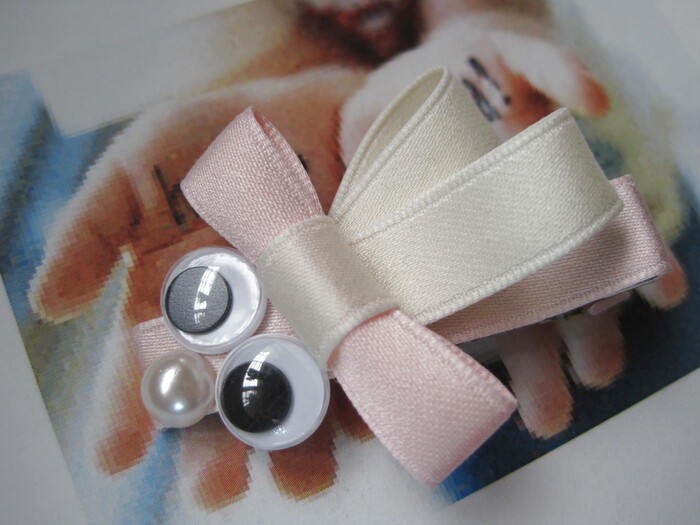 リボンで簡単!アニマル ヘアクリップの作り方