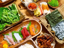 オススメ!手巻き寿司の具材とテーブルコーディネート☆