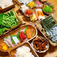 オススメ!手巻き寿司の具材とテーブルコーディネート☆