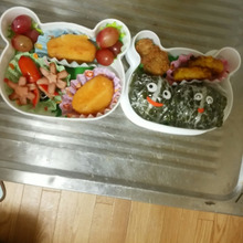 幼稚園のお弁当~シールで簡単かわいくデコ弁~
