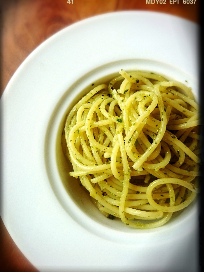 パスタに和えて