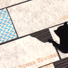 ダイソー無地マステでレンガ風PCデコ