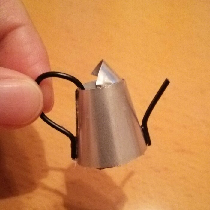 ワイヤーパーツを付ける