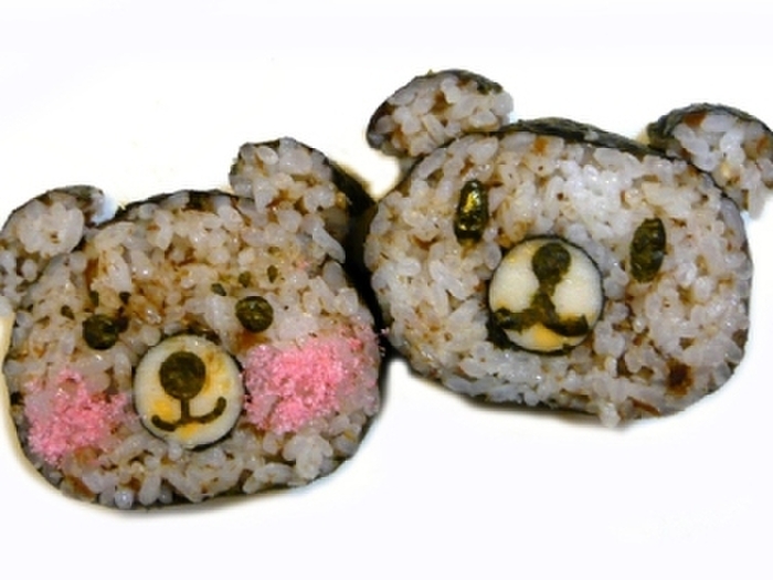 誰でも簡単!デコ巻きずし「くまちゃん」の作り方