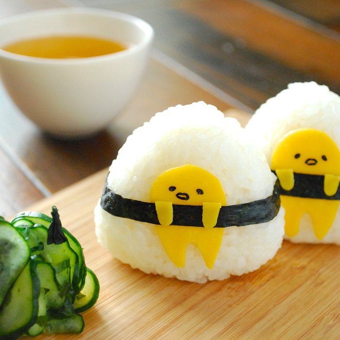 2学期も幼稚園弁当スタート!簡単可愛い「ぐでたまおにぎり」の作り方