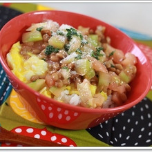 さわやかな美味しさ♪イタリアン納豆オムライス☆