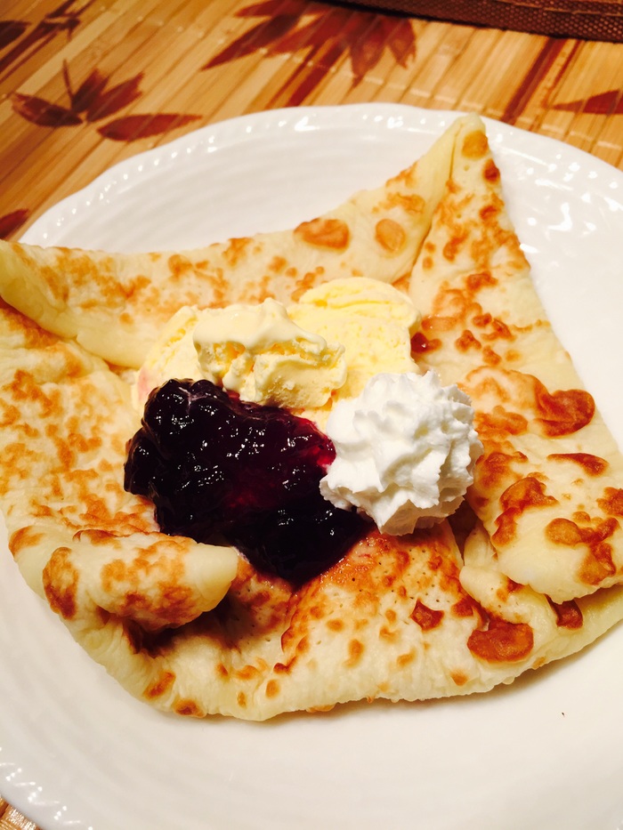 ホットケーキミックスdeガレット風スイーツ