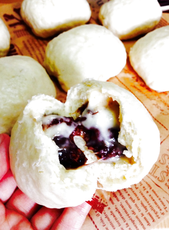 HMで簡単♪やみつき♡とろ〜りチョコチーズまん