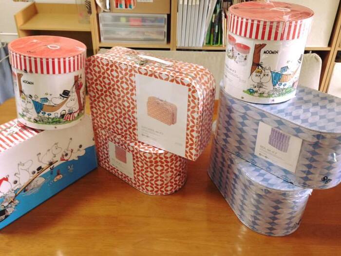 まとめて沢山買ってよかった~!北欧柄の収納box