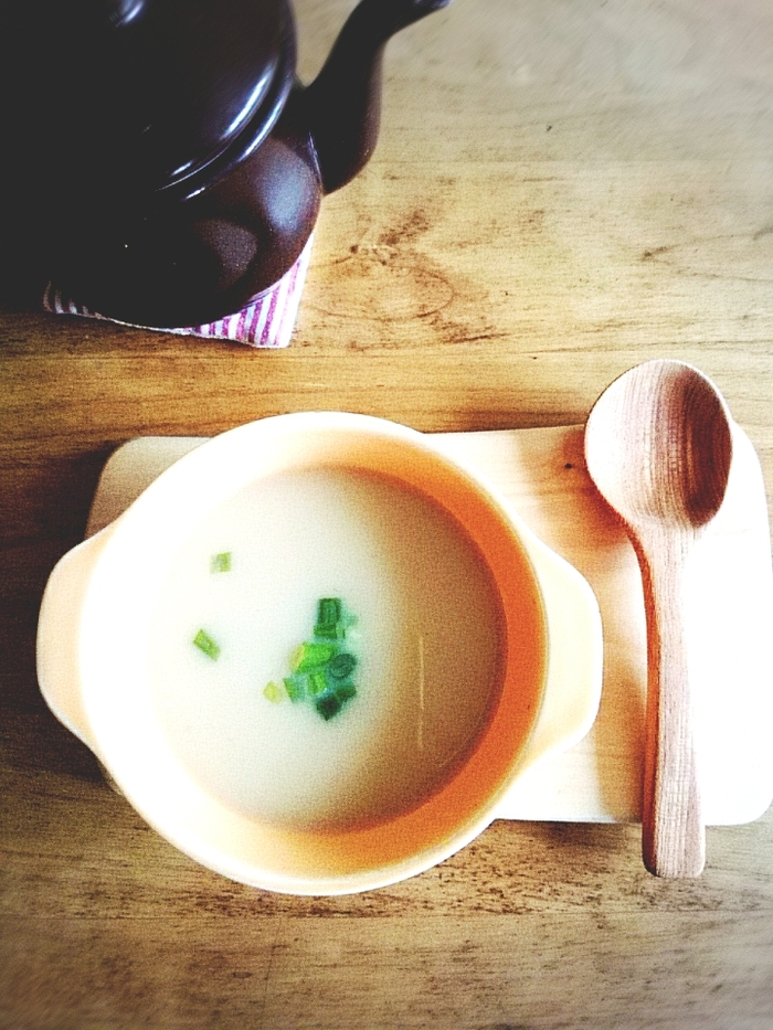 簡単❗牛乳生クリームなしでとろ~りクリーミー長芋のポタージュ