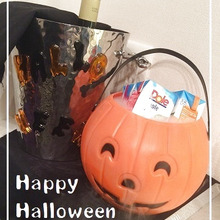 ドライアイスでスモーキーな演出!!ハロウィンドリンクコーナー作り