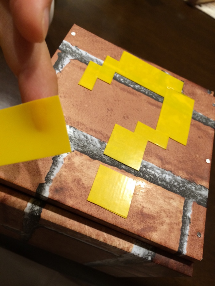 トレードマークの『?』をつけてあげましょう