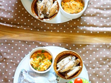 いつものお皿に100均小鉢を使ってワンプレートランチ☆