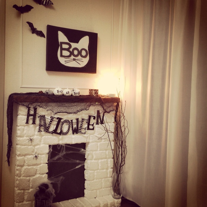 製作費500円!? 100均だらけのモノトーンハロウィン♡