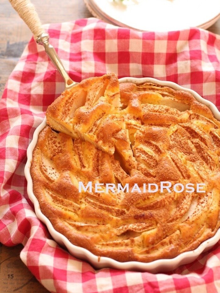 ワンボウルで簡単!HMでアップルクーヘン♪