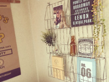 セリアのワイヤーレターラックを連結