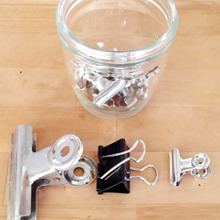 キッチンで大活躍の事務クリップ