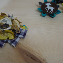 ハギレとポプリで簡単♪大人可愛いブローチ