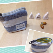 針も糸も使わない!話題のボンド【裁ほう上手】15分で出来る、ちょこっと財布作り方