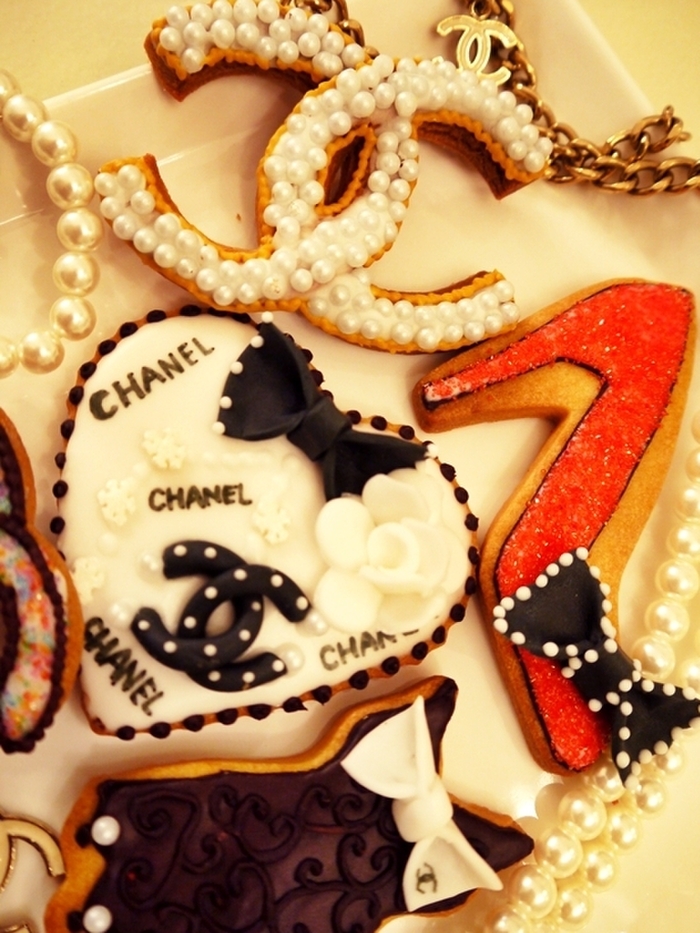CHANELデコクッキーの作り方