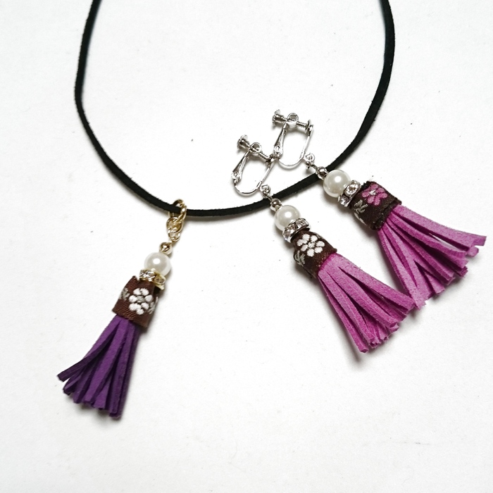 100均材料で作るフリンジのアクセサリー