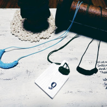 ダイソーのリリアンセットでシンプルなネックレスできました♪