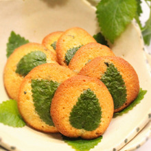 レモンバーム入りラングドシャクッキー