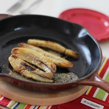 温かいバナナが美味しい!大人の焼きバナナ☆