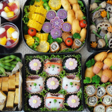 キャラおにぎり&ちょこっとデコで秋の運動会の大箱弁当④