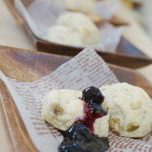 冷やしても美味しい!素朴な味~材料3つ簡単HM里芋しっとりスコーン