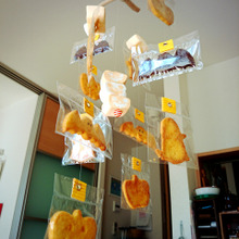 さくさくふわふわ♥ハロウィンお菓子なモビールの作り方&レシピ