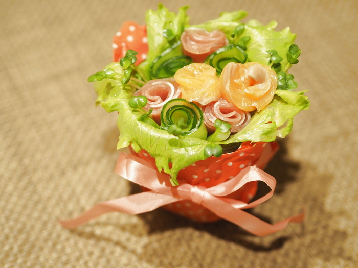 これがサラダなの!?超可愛い「ブーケサラダ」で幸せ気分に♥